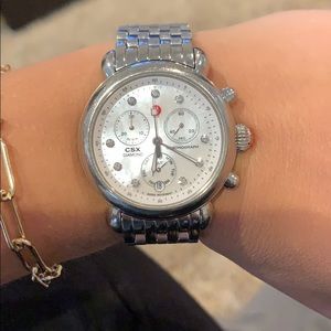 Michelle watch 18mm with silver band